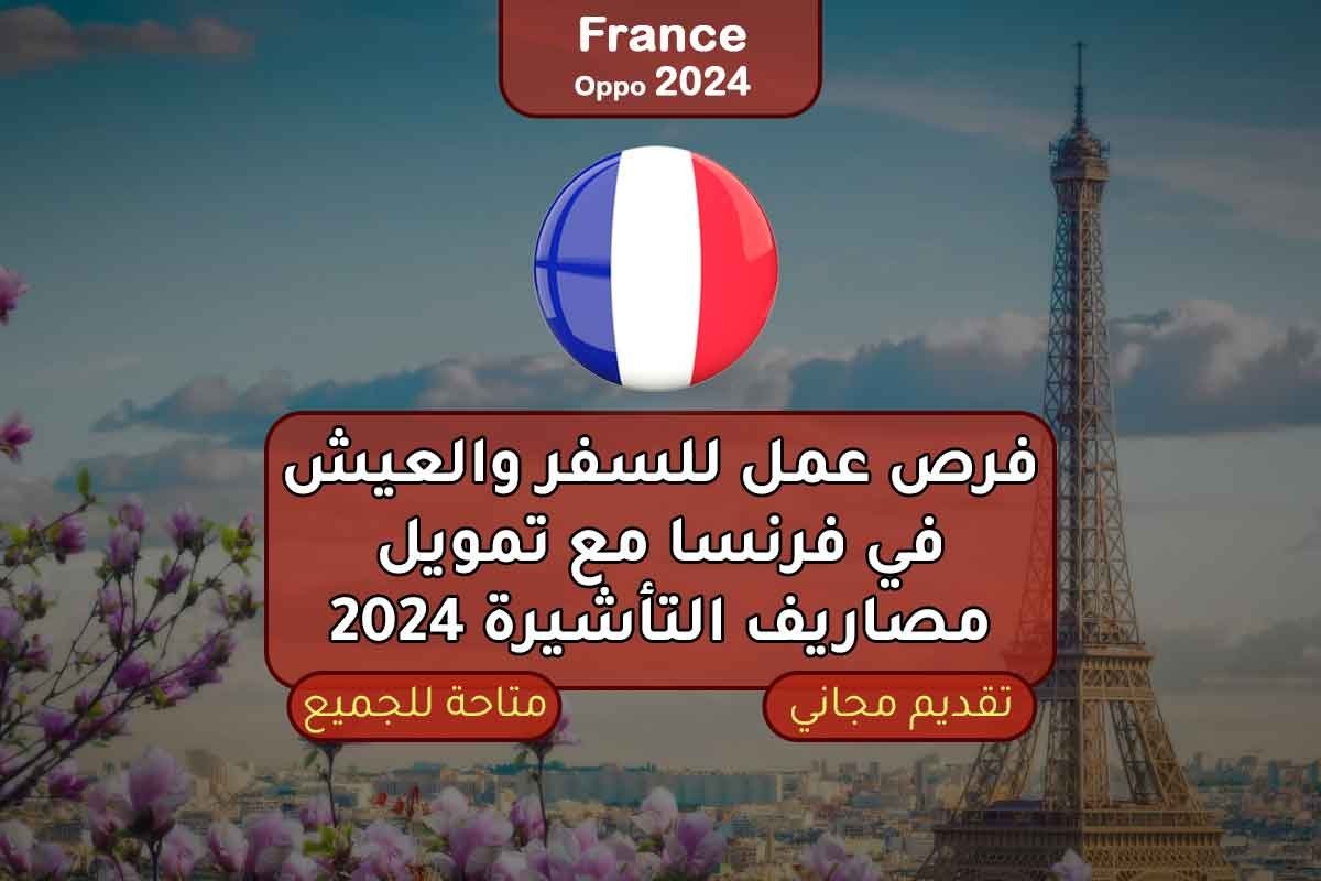 Read more about the article فرص عمل للسفر والعيش في فرنسا مع تمويل مصاريف التأشيرة 2024