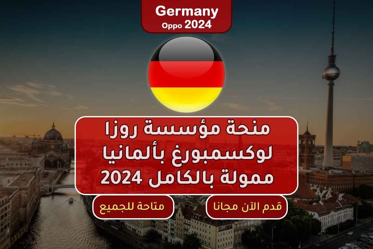 منحة مؤسسة روزا لوكسمبورغ بألمانيا ممولة بالكامل 2024